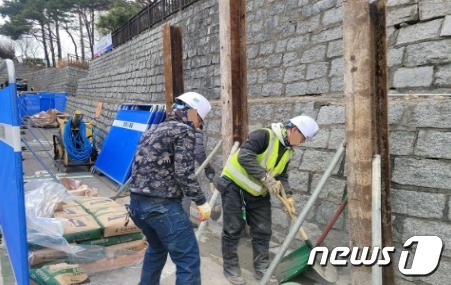 서울시, 한양도성 안전점검 진행 (서울시 제공)