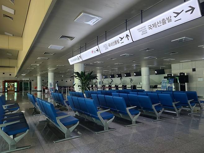 지난해 양양국제공항 대합실이 한산한 모습. 2023.5.25/연합뉴스