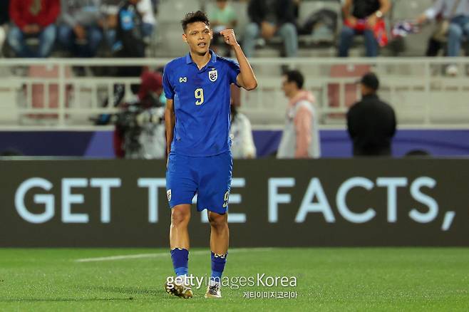 태국 대표팀 공격수 수파차이 차이데드. 사진=게티이미지
