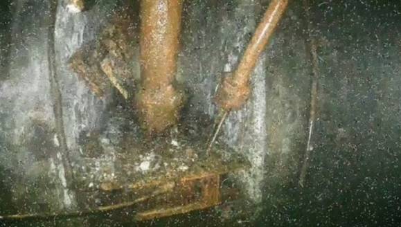 일본 후쿠시마 제1원자력발전소 1호기의 원자로를 둘러싸고 있는 격납용기 내부 모습이 공개됐다. 사진=도쿄전력