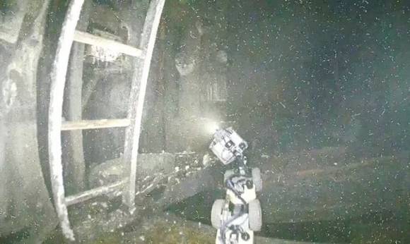 일본 후쿠시마 제1원자력발전소 1호기의 원자로를 둘러싸고 있는 격납용기 내부 모습이 공개됐다. 사진=도쿄전력