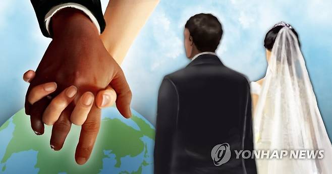 국제결혼(PG) [제작 이태호, 최자윤] 사진합성, 일러스트