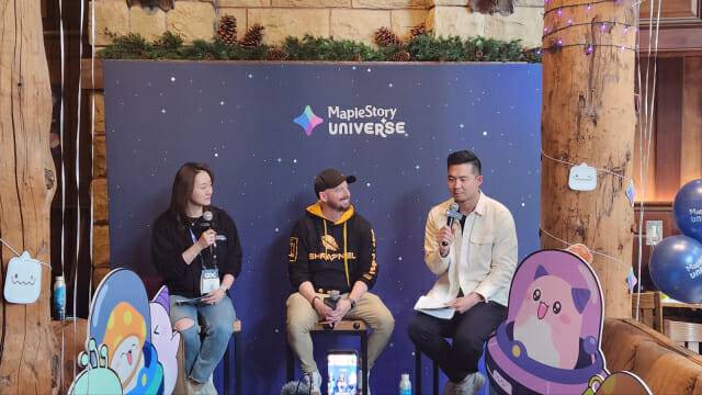 넥슨 유니버스 손연수 파트너십 헤드, 샤프넬 돈 노버리 CTO, 아발란체 에드워드 창 게임부문 헤드(사진 왼쪽부터)