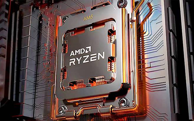 AM5 소켓은 라이젠 7000 시리즈 이상 프로세서만 장착할 수 있다 (출처 : AMD)