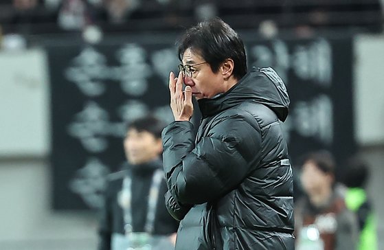 태국과 1-1로 비긴 황선홍호. 뉴스1