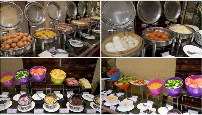 조식뷔페 메뉴.  /사진= 김규란 여행+ PD