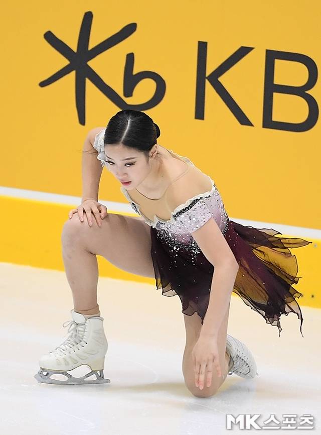 세계선수권대회 쇼트프로그램에서 5위에 오른 유영. 사진=천정환 기자