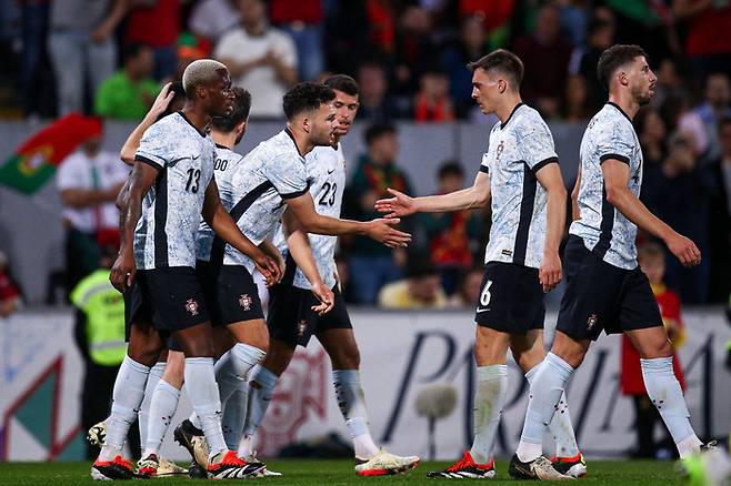 포르투갈이 친선경기에서 스웨덴을 5-2로 꺾고 A매치 11연승을 질주했다. Getty Images