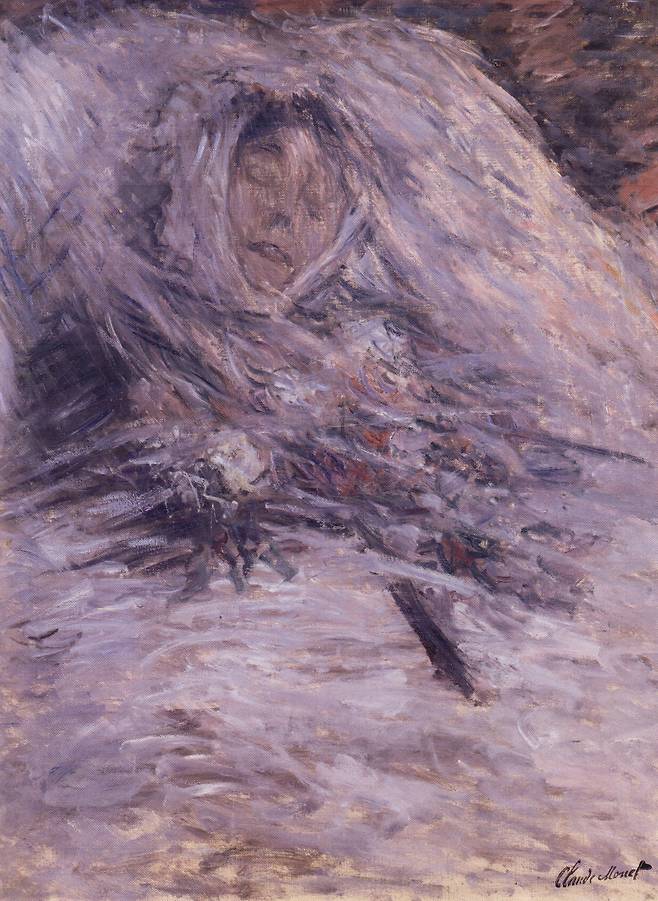클로드 모네, '임종을 맞은 카미유', 1879