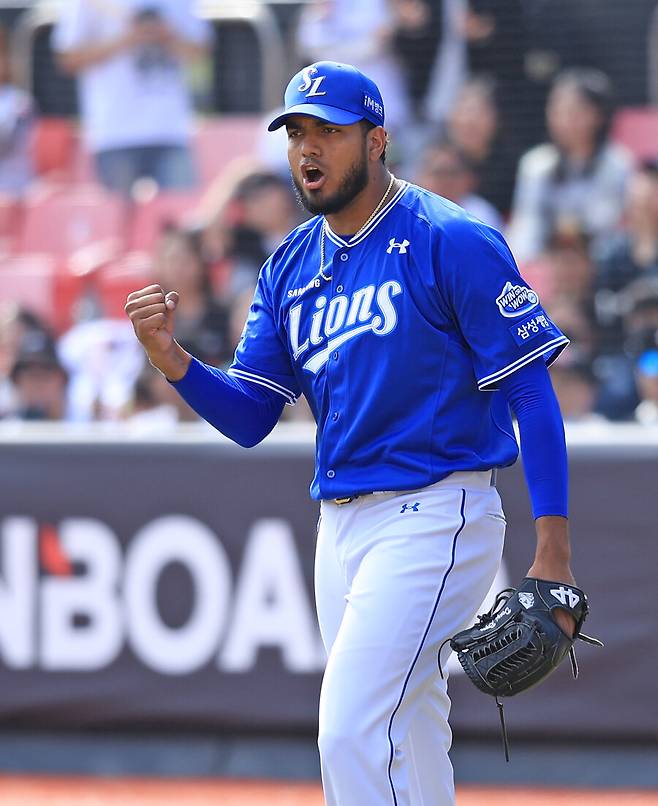 ▲데니 레예스 ⓒ삼성 라이온즈