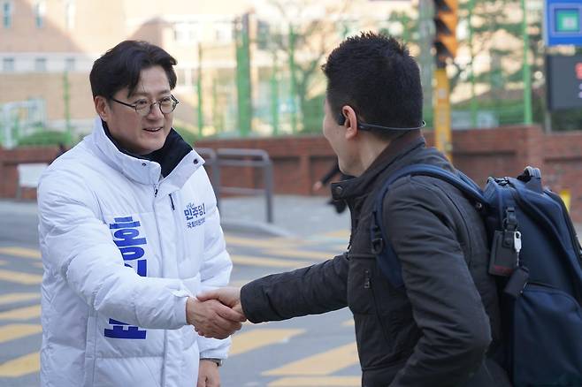 4·10 총선 서울 서초을 민주당 후보인 홍익표 원내대표 [홍익표 원내대표 페이스북 캡처. 재판매 및 DB 금지]