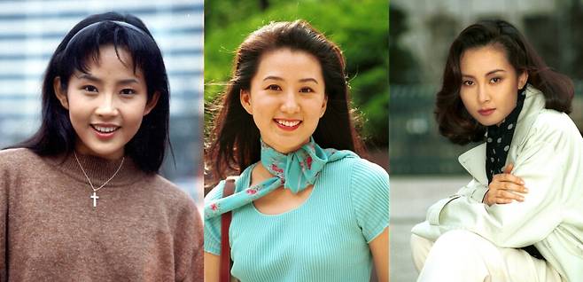 최진실 김희애 채시라(왼쪽부터) 스포츠조선DB