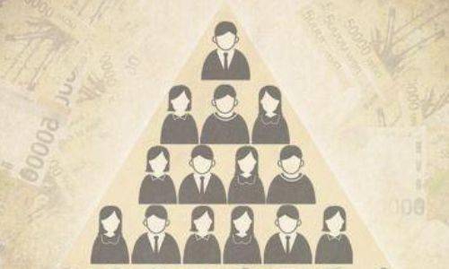 다단계 피라미드 구조. 해당 사건과 무관한 이미지. [이미지출처=연합뉴스]