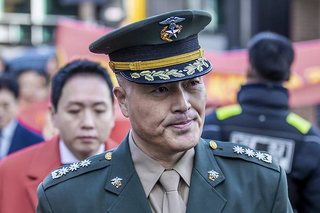 박정훈 전 해병대 수사단장(대령) ⓒ시사IN 박미소