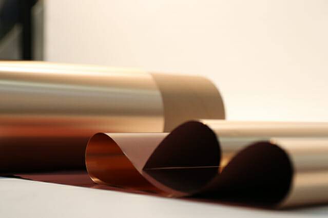 솔루스첨단소재 유럽법인이 제조한 동박. (사진=솔루스첨단소재)