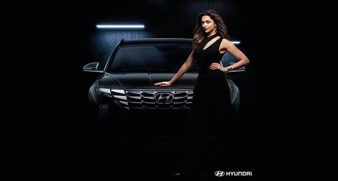 현대차가 인도에서 브랜드 홍보대사로 영입한 발리우드 배우 디피카 파두콘[사진=현대차]
