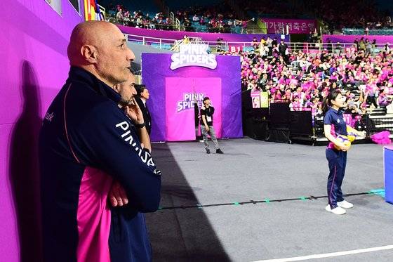 마르첼로 아본단자 흥국생명 감독. 사진 한국배구연맹