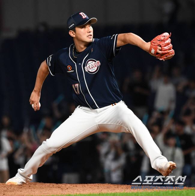 2023 KBO리그 NC 다이노스와 두산 베어스의 경기가 31일 창원NC파크에서 열렸다. 두산 홍건희가 역투하고 있다. 창원=박재만 기자pjm@sportschosun.com/2023.05.31/