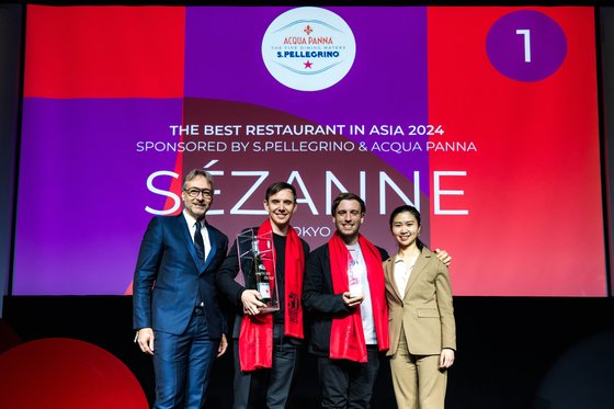 2024년 1위로 선정된 도쿄 Sézanne(세잔). 사진 아시아 50 베스트 레스토랑