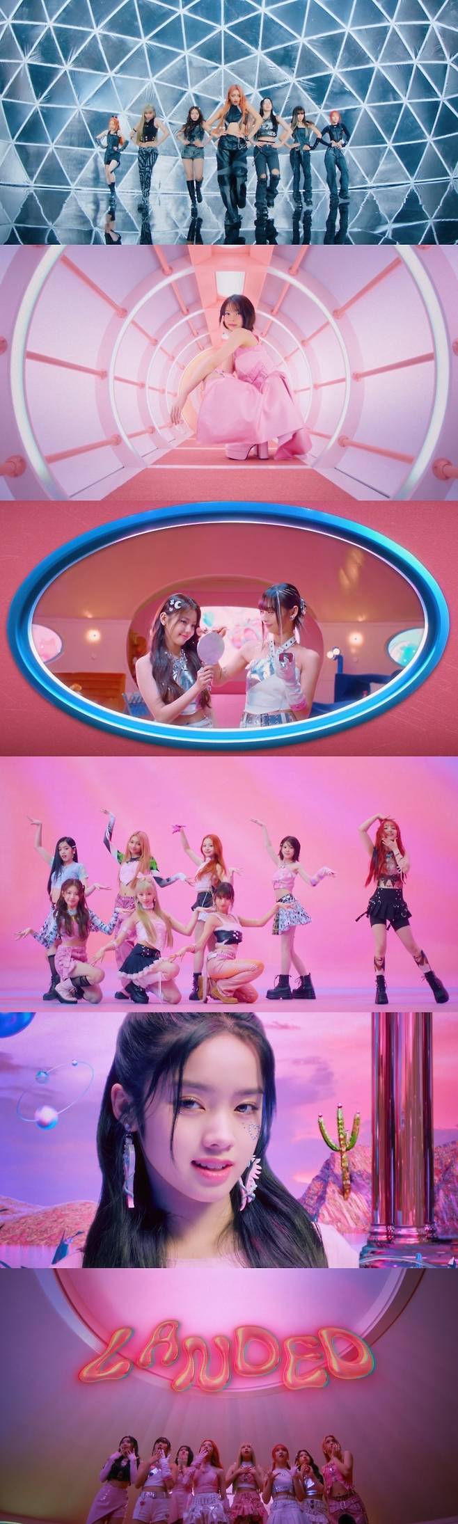 (사진=유니스 ‘SUPERWOMAN’ 뮤직비디오 캡처)