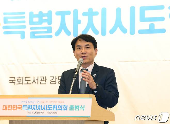 김진태 강원특별자치도지사.(자료사진)/뉴스1 DB