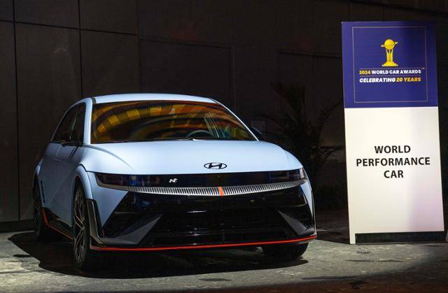 세계 올해의 차 고성능 자동차로 선정된 아이오닉5N. 현대차그룹 제공