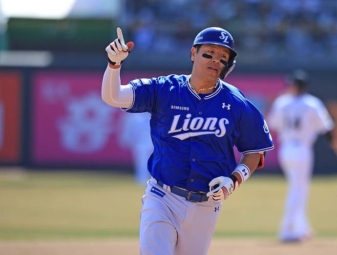 ▲강민호 ⓒ삼성 라이온즈
