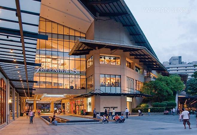 그린벨트의 전경.