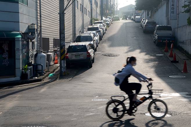 많은 이주노동자들이 일하고 있는 대구의 한 공단 모습. ⓒ박중엽 제공