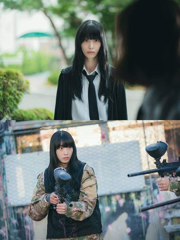 배우 류다인이 '피라미드 게임'에서 명자은 역을 맡아 극을 이끌었다. /티빙