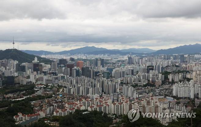 서울 아파트 전경. 연합뉴스