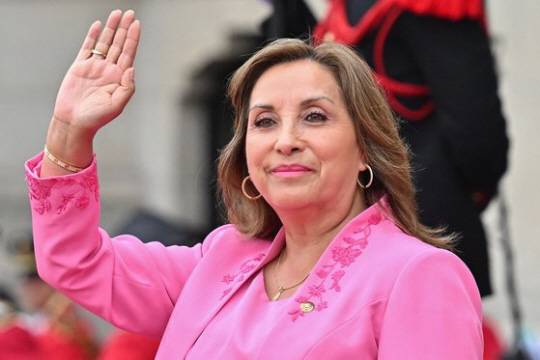 디나 볼루아르테 페루 대통령. AFP 연합뉴스