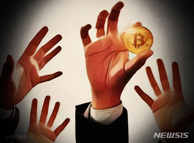 [서울=뉴시스] 비트코인 가격이 올해 들어 1억원을 돌파하는 등 가상자산(가상화폐)의 인기가 오르자 '대면거래 범죄'가 기승을 부리고 있다.