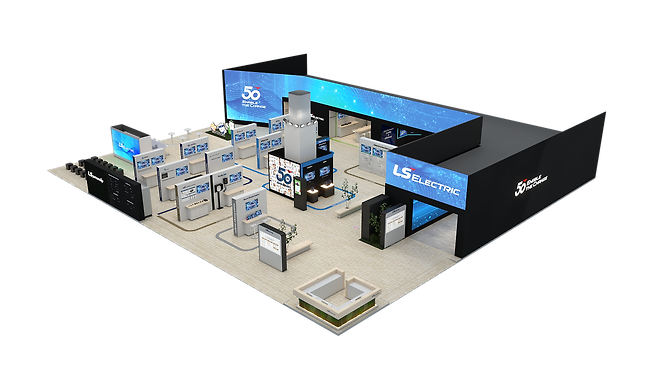 LS일렉트릭 전시 부스 조감도. /LS일렉트릭 제공