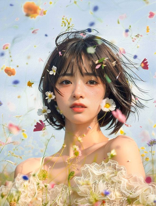 AI 가상 아티스트 이아(iaaa) 콘셉트 사진 [스튜디오메타케이 제공]