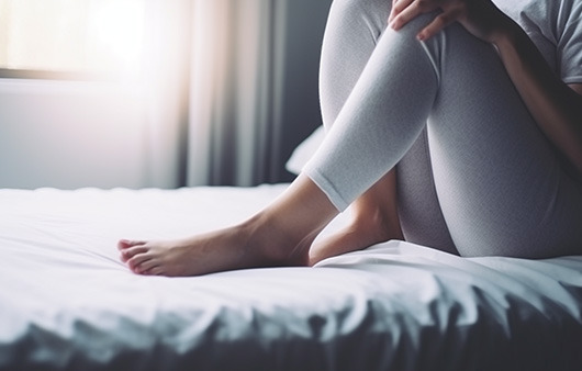 종아리는 근육통이 잘 생기는 부위다｜출처: 미드저니