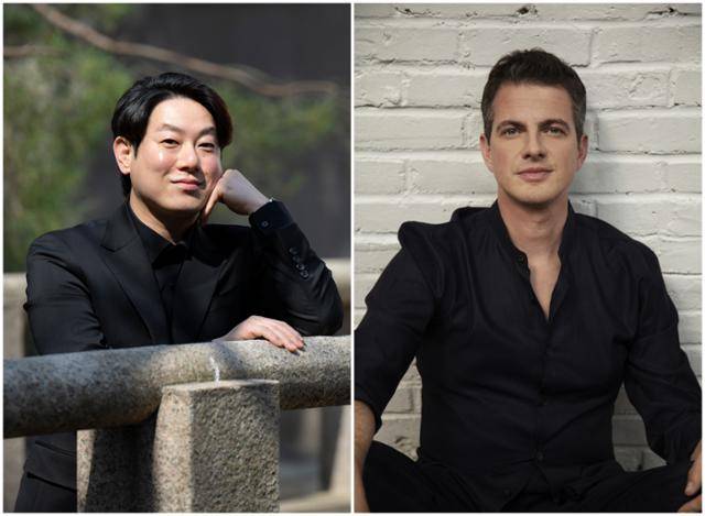 카운터테너 장정권과 필리프 자루스키. 박시몬 기자·ⓒSimon Fowler
