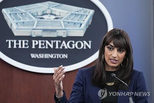 미 국방부 부대변인 [AP 연합뉴스 자료사진. 재판매 및 DB 금지]