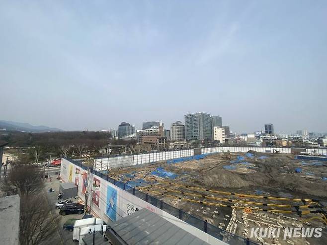 세운4구역 재개발 사업 현장. 쿠키뉴스 자료사진&nbsp;