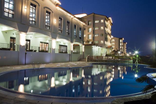 세이지우드 여수경도CC 콘도 야경.