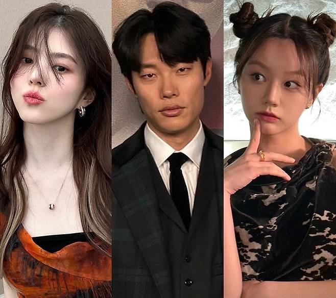 (왼쪽부터) 한소희, 류준열, 혜리. 각 SNS