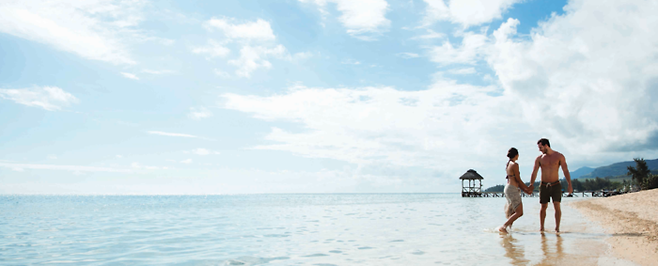 모리셔스의 샹그릴라 리조트의 해변. 사진제공|팜투어