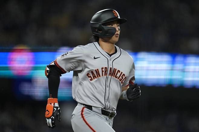 이정후(26·샌프란시스코)가 6경기 출루행진을 마감했다. 시즌 타율은 0.286에서 0.250으로 낮아졌다. 사진 | AP 연합뉴스