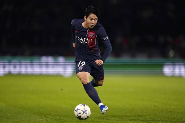 파리생제르맹에서 뛰고 있는 이강인. AP뉴시스