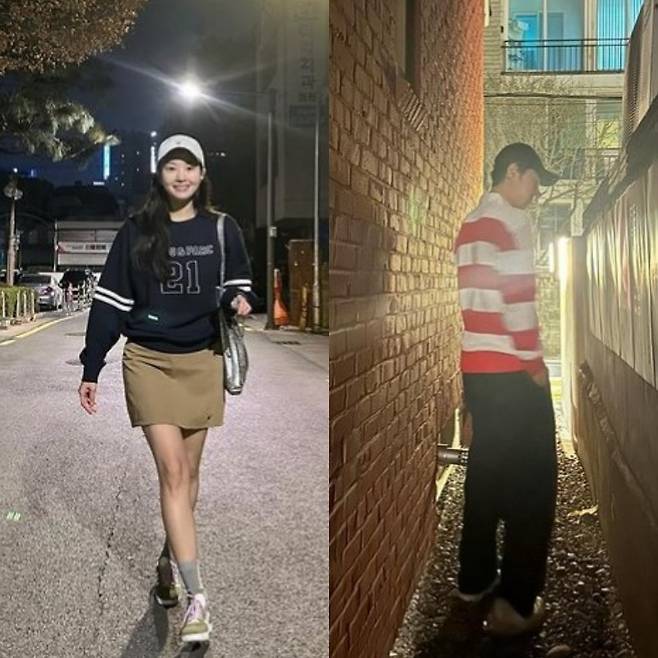 사진=왼쪽부터 류이서, 전진/류이서 소셜미디어 캡처