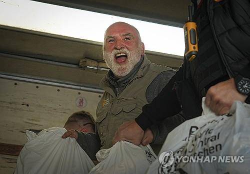 국제구호단체 월드센트럴키친(WCK) 창립자 호세 안드레스(55) [AP 연합뉴스 자료사진. 재판매 및 DB 금지]