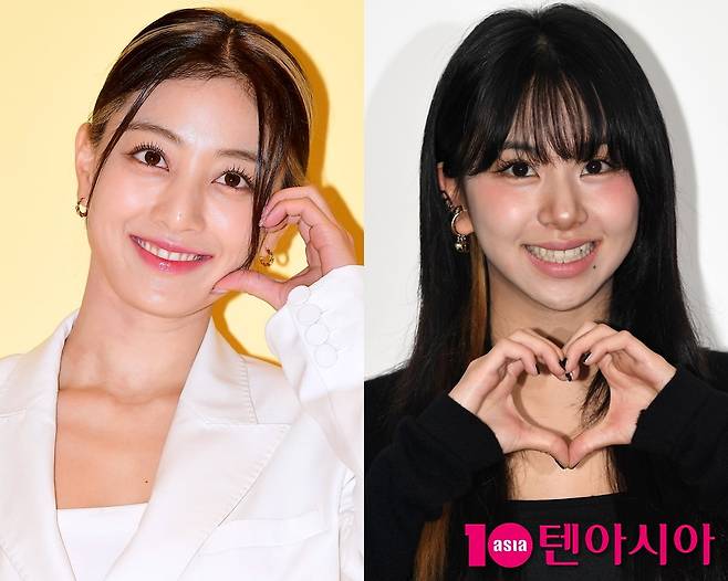 그룹 트와이스 지효-채영/사진 = 텐아시아 사진DB