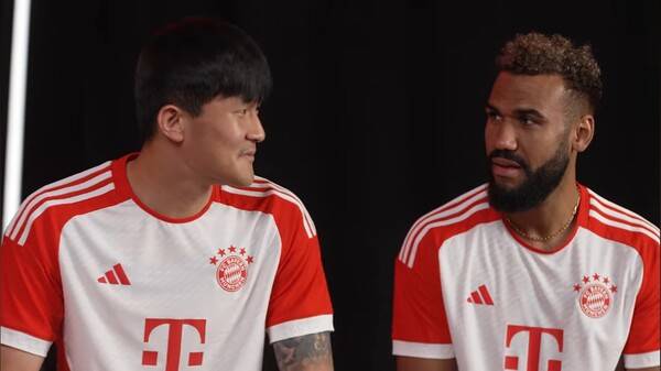 사진=뮌헨 유튜브.&nbsp;김민재가&nbsp;바이에른&nbsp;뮌헨&nbsp;동료들에게&nbsp;한국어를&nbsp;가르쳐줬다.