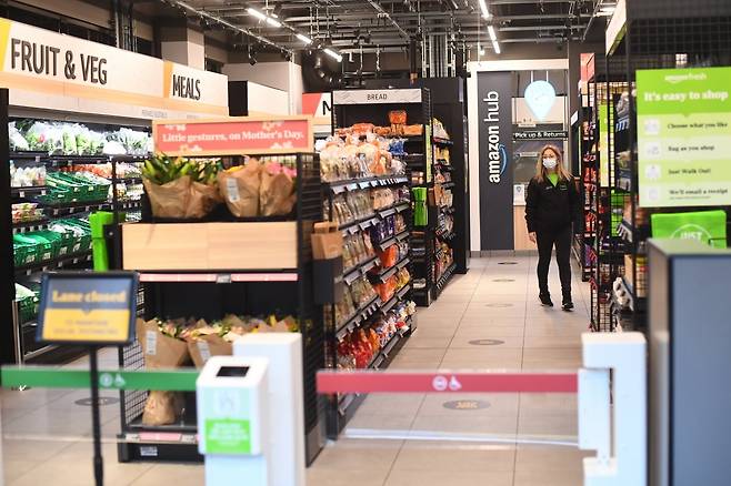 영국 런던에 위치한 아마존 프레시 매장./연합뉴스