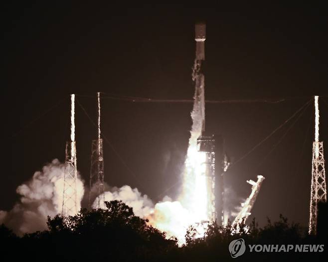 스페이스X 로켓 발사 [UPI 연합뉴스 자료사진. 재판매 및 DB 금지]
